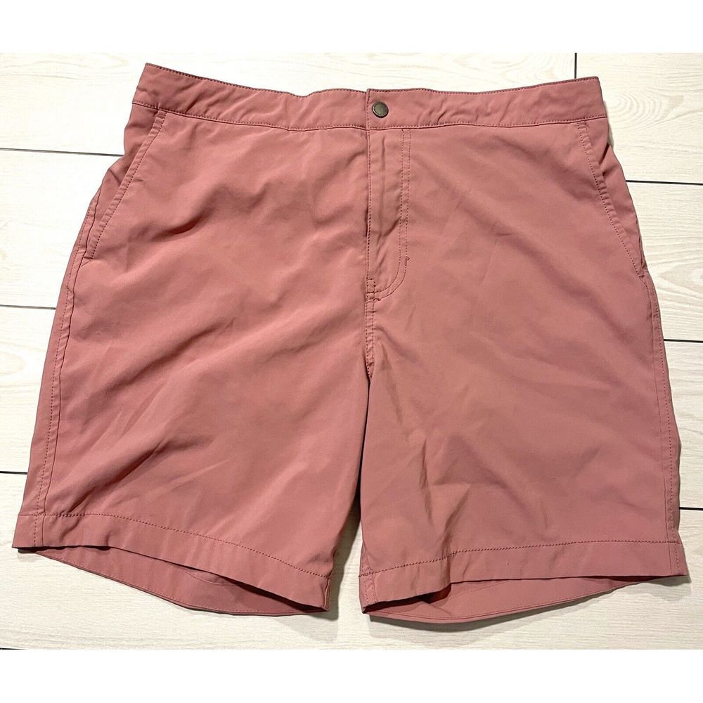 Abercrombie & Fitch Shorts Mens XL Pink Bermuda Pocket Lightweight Inside Lining